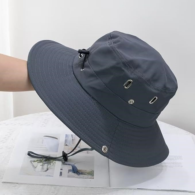 Sun Hats for Men - Wide Brim Fishing Hat for Men Outdoor Hiking Beach Summer