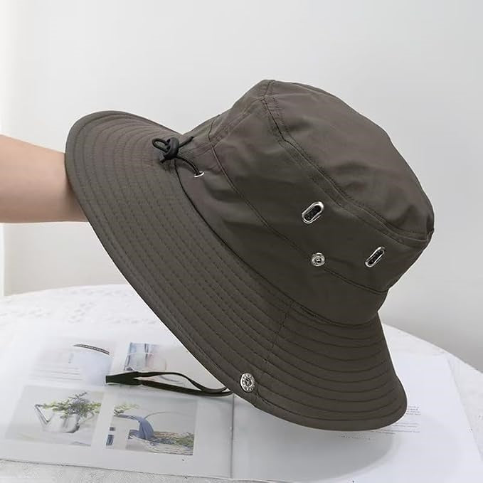 Sun Hats for Men - Wide Brim Fishing Hat for Men Outdoor Hiking Beach Summer